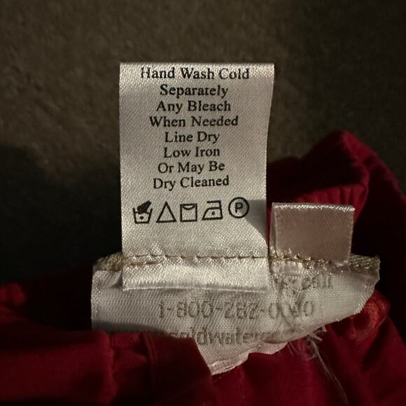 Coldwater Creek Red Midi Skirt, Size Petite Small, Pre-owned - Picture 4 of 4